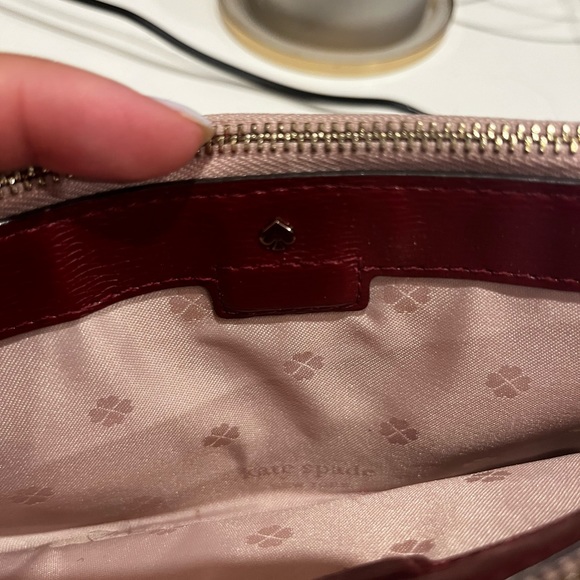 Nude pink Kate spade sling bag with chain detail - Picture 5 of 9